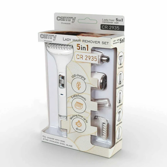 [MJ] EPILATOR MULTIFUNCTIONAL 5IN1, CAPACITATE BATERIE 400 mAh, USB