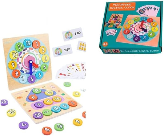 [MJ] Joc Educativ Ceas Digital 2 in 1 – Invatarea Timpului pentru Copii de Peste 3 Ani