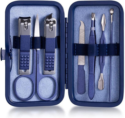 [MJ] Set Manichiura 10 Piese | Trusa Profesionala pentru ingrijirea Unghiilor | Design Modern, Compact & Portabil