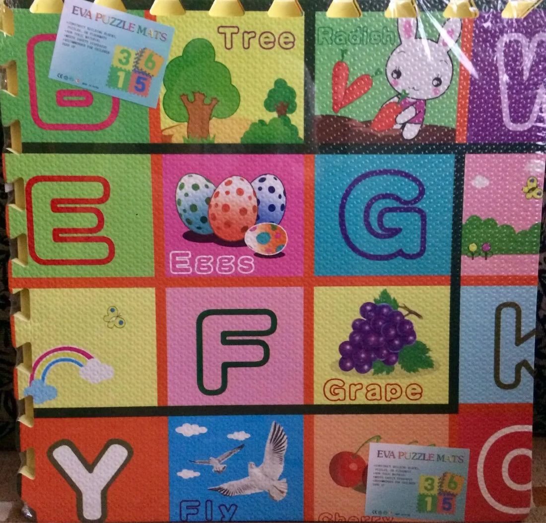 [MJ] Set 4 Covorase Puzzle 60x60cm - Covor Spuma EVA Mare Joaca copii