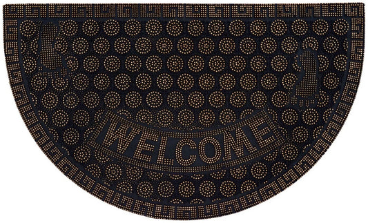 [MJ] Covor Intrare „Welcome” – 40x60cm, Galben cu Negru, Rezistent si Decorativ