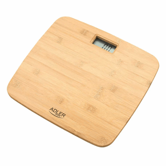 [MJ] Cântar de Baie Adler din Bambus – Capacitate 150 kg, Baterie Inclusă, Design Elegant și Natural - Matjar[MJ] Cântar de Baie Adler din Bambus – Capacitate 150 kg, Baterie Inclusă, Design Elegant și Natural