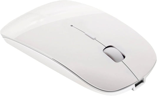 [MJ] Mouse Fara Fir, Alb – Mobilitate si Confort Pentru Utilizare Zilnica - Matjar[MJ] Mouse Fara Fir, Alb – Mobilitate si Confort Pentru Utilizare Zilnica